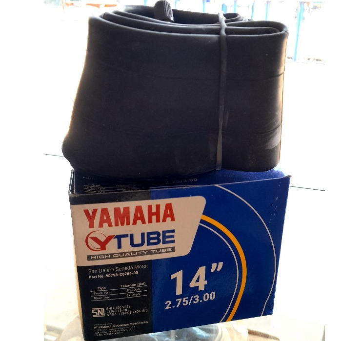 BAN DALAM YTUBE 275-300 RING 14 MOTOR MATIC YAMAHA YTUBE ORI YGP 90798-C0264