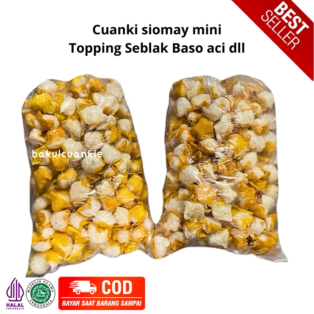 

SIOMAY KERING MINI / SIOMAY KERIKIL Topping Seblak Baso aci dll