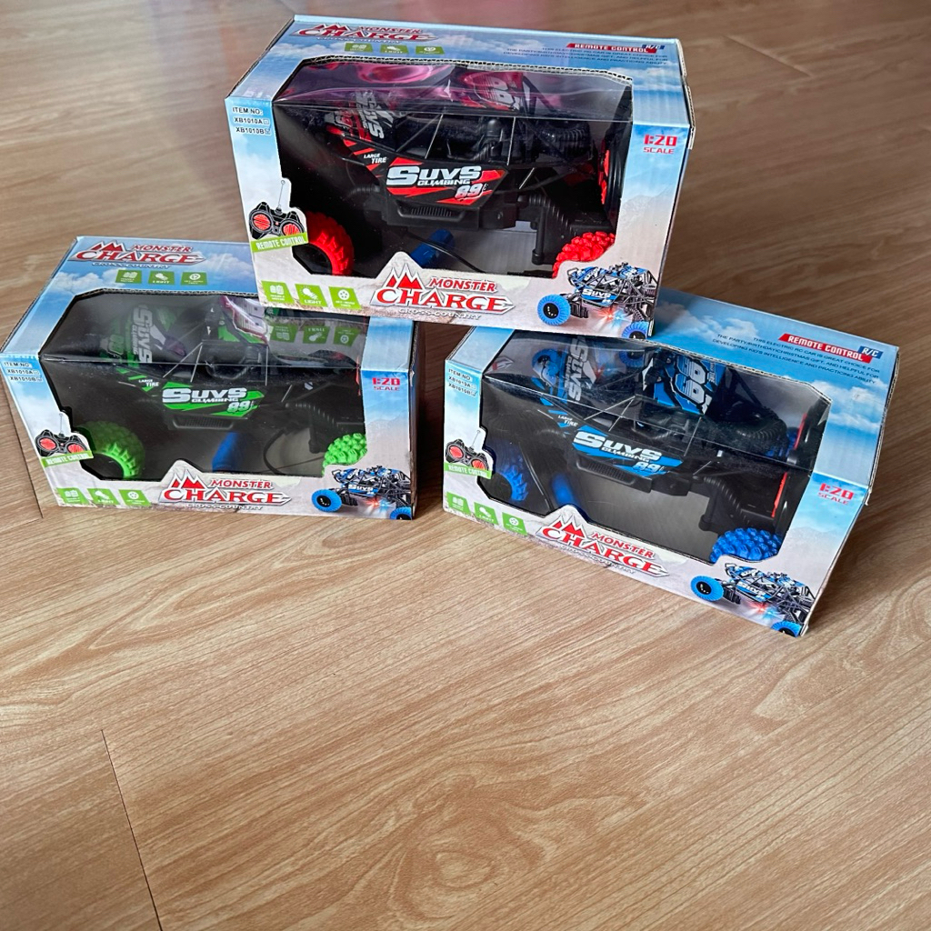 Mainan Anak Mobil Remote Control Monster Charge Cross Country