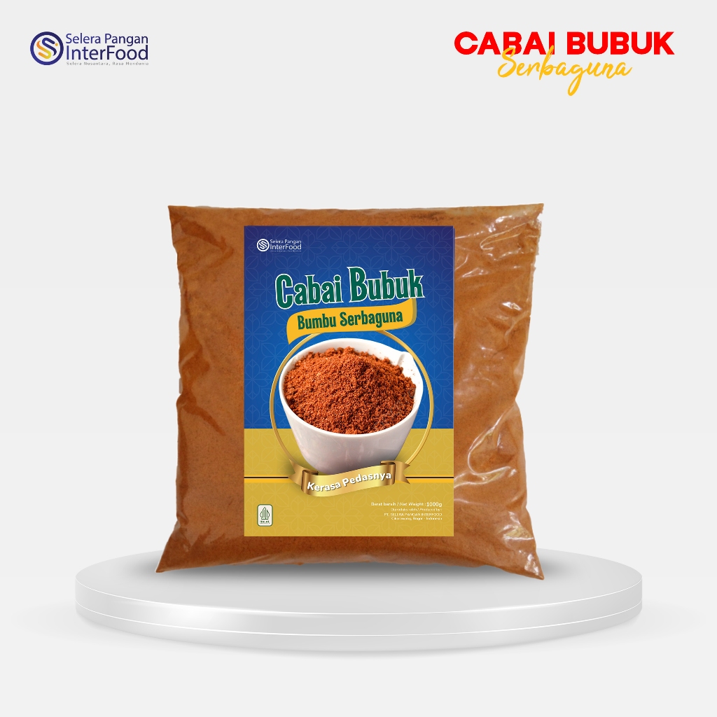 

Selera Pangan Interfood Cabai Bubuk kemasan 1kg NEW!