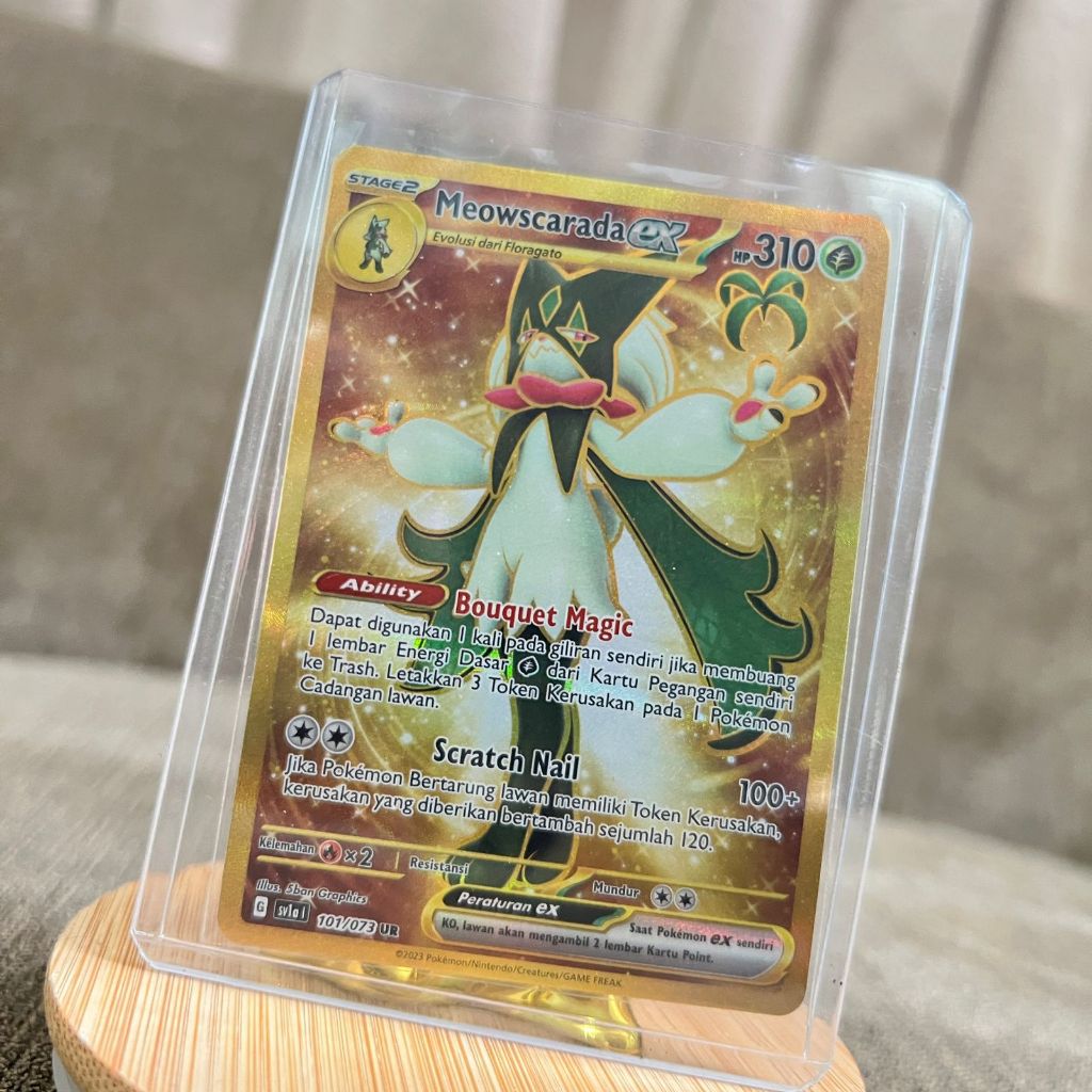 KARTU POKEMON TCG SV1A MEOWSCARADA EX UR 101/073