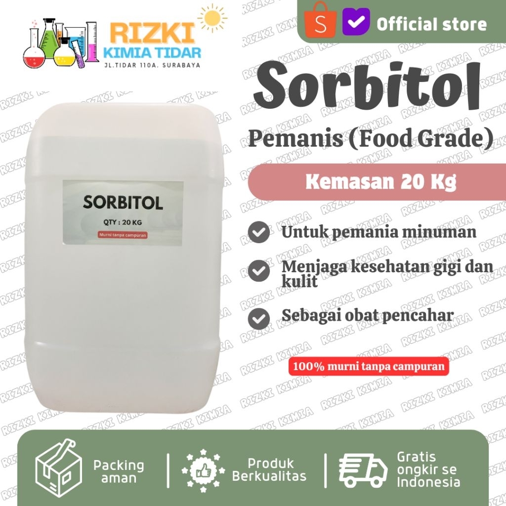 

Sorbitol Food Grade Pemanis Sweetener Murni 20 kg