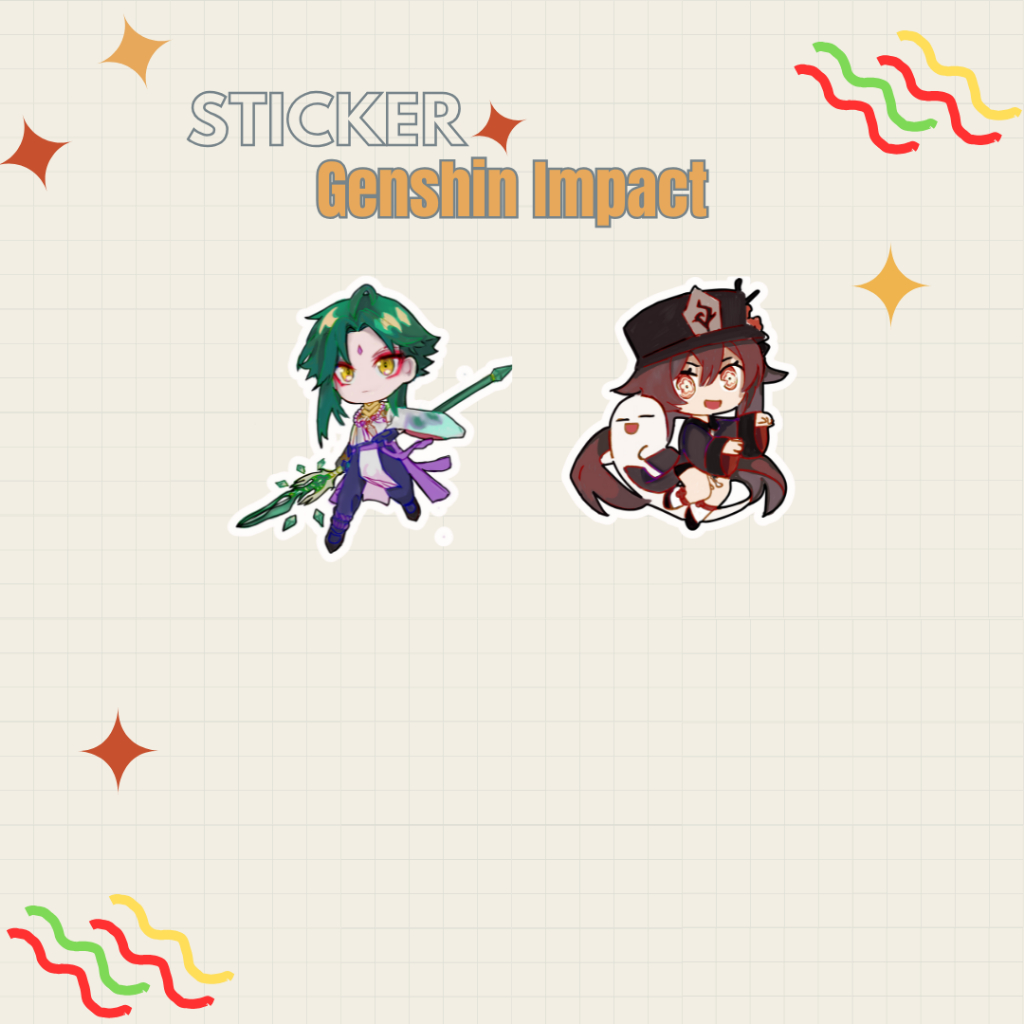 

[Fanmerch] Sticker Genshin Impact