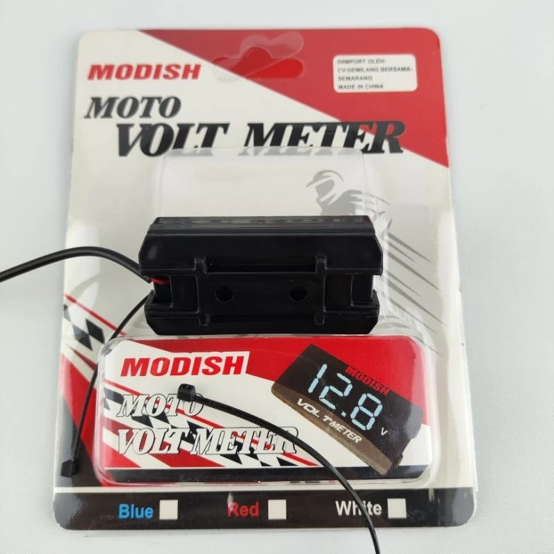 Voltmeter Aki Digital volt meter Accu Universal Motor Beat Vario Mio Nmax Aerox Pcx