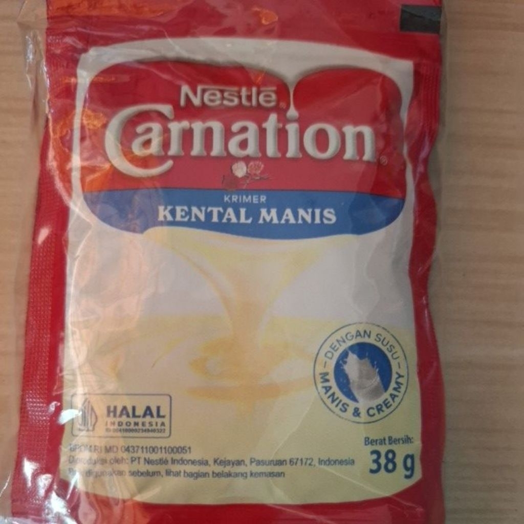 

kental manis creamer carnation sashet 6 sashet
