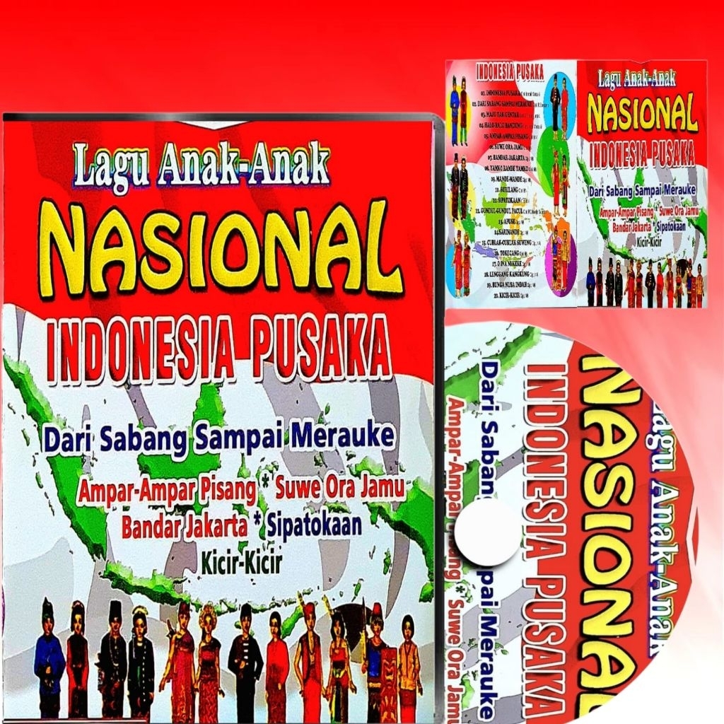 KASET LAGU ANAK ANAK NASIONAL - KASET LAGU INDONESIA PUSAKA - KASET FULL ALBUM LAGU KEMERDEKAAN INDO