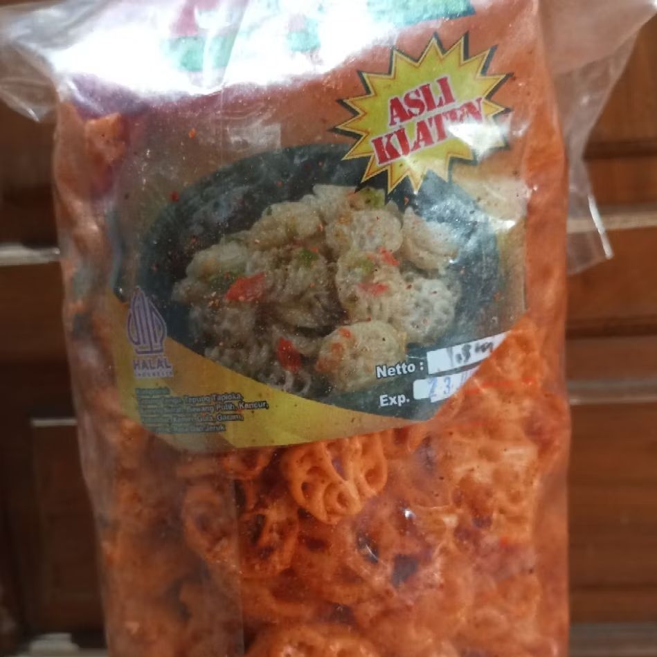 

Kerupuk Seblak Roda kiloan 250 gram,500 gram,1 kg