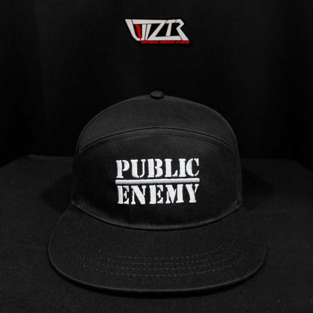 Topi / Snapback Official PUBLIC ENEMY - LOGO Original