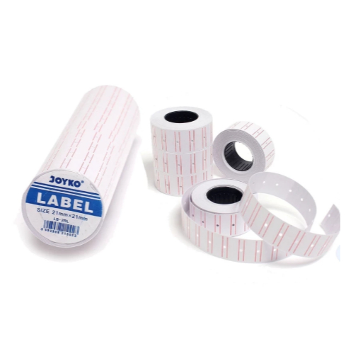 

JOYKO Price Label Harga 1 Slop LB-2RL Isi 10 Roll / Label Harga Joyko 21mmX21mm