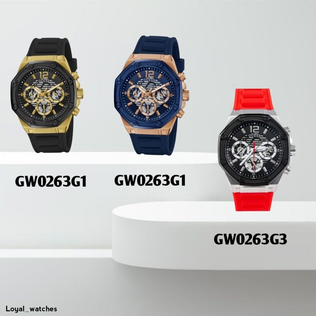 GW0263G1, GW0263G2, GW0263G3 JAM TANGAN PRIAN RUBBER