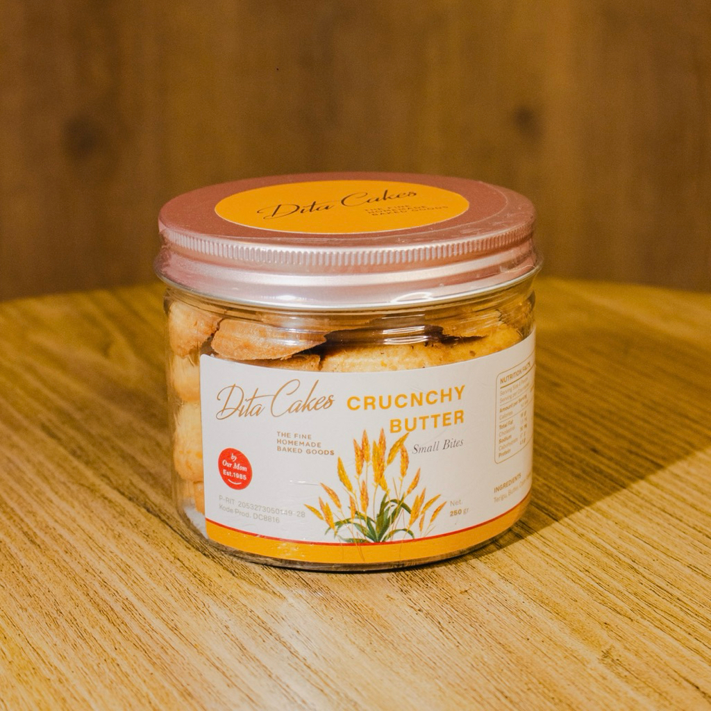 

CRUNCHY BUTTER COOKIES BY DITA CAKES 250 GR
