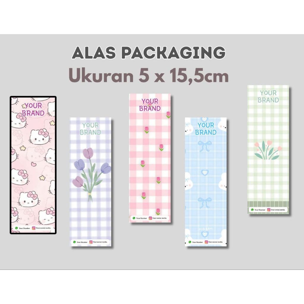 

Alas packaging ukuran 5 x 15,5cm