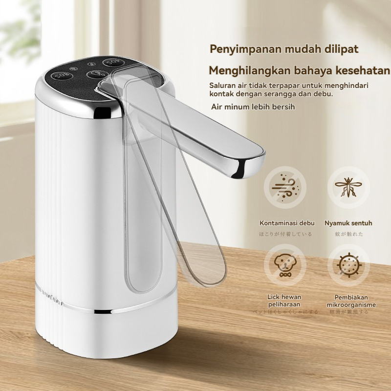 Blazer Pompa Galon Tombol Galon Dispenser Air Minum Elektrik Charger Usb Gallon / Mesin Pompa Galon 
