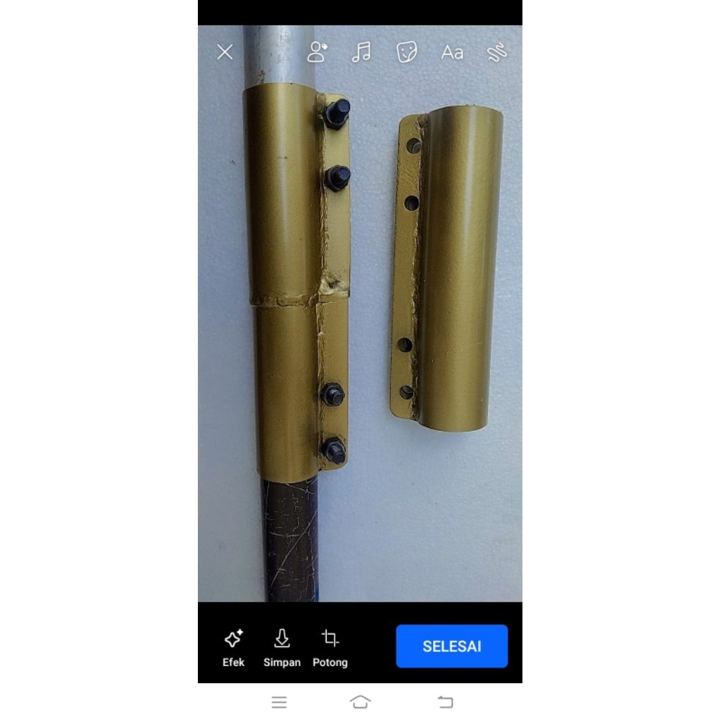 klaim piber egrek pembuatan las