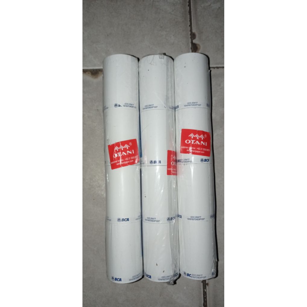 

kertas thermal 80mm ( merek BCA) kualitas bagus dan Terpercaya