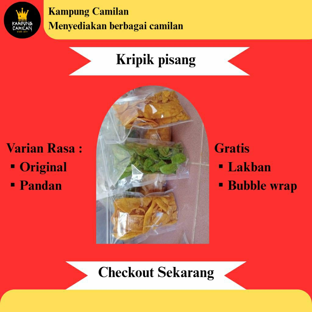 

KRIPIK PISANG MANTAP GURIH DAN RENYAH