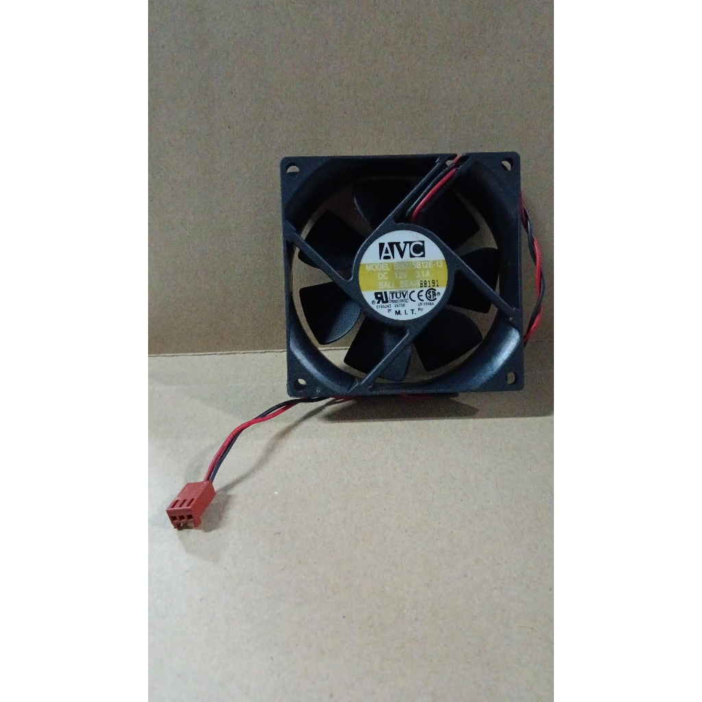 8969 fan kipas 8x8 8cm 12v 12volt avc ball bearing d8025b12e-13