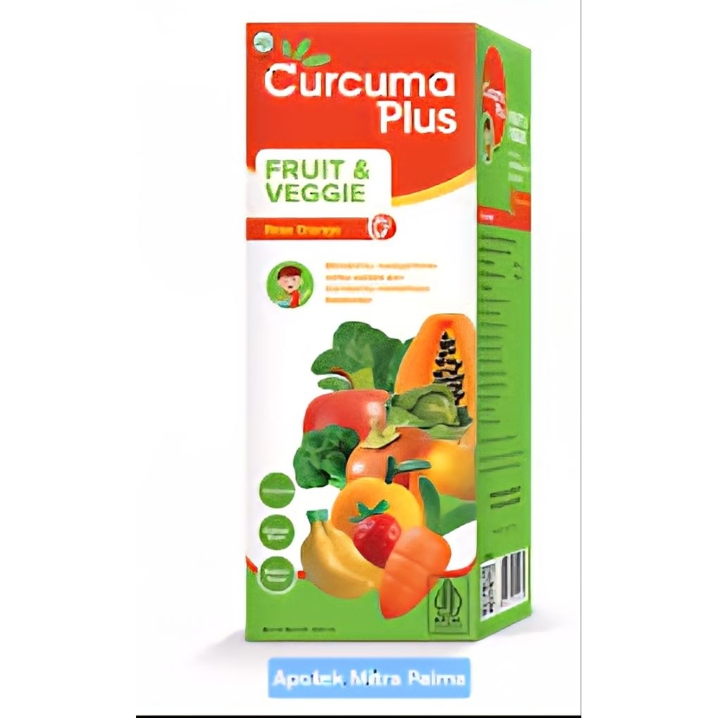 Curcuma Plus Fruit And Veggie Sirup 100 ml