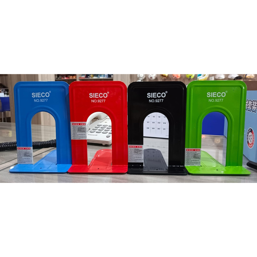 

V-TEC Book Stand / 2pc Book End / Sandaran buku SET Penyangga buku / Book stand POLOS Pembatas Buku