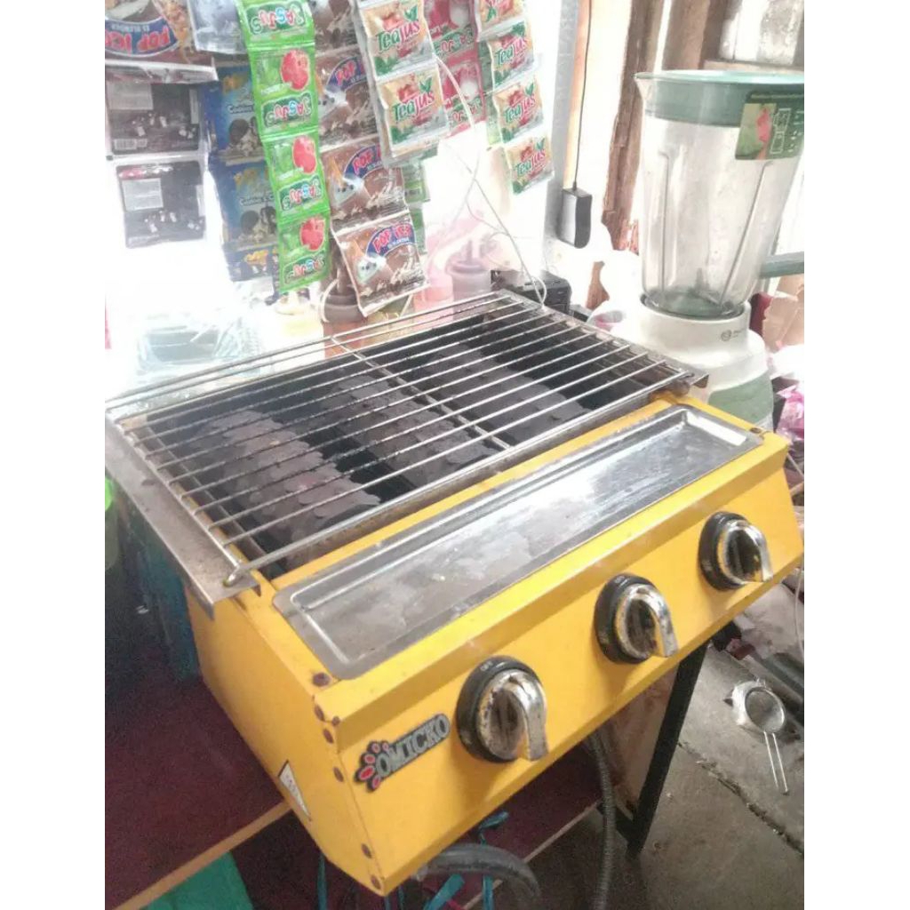 kompor bakar bekas 2 tungku kondisi bagus dan normal