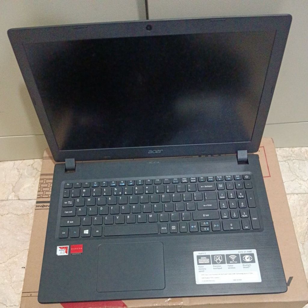 LAPTOP SECOND ACER A315 AMD A9 9425 RAM 4GB HDD 1TB