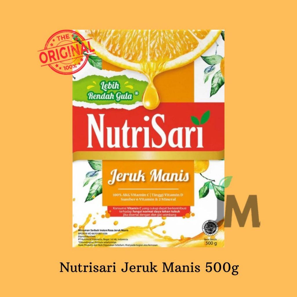 

[PROMO] Nutrisari Jeruk Manis 500g - Minuman Bubuk Rasa Jeruk Manis