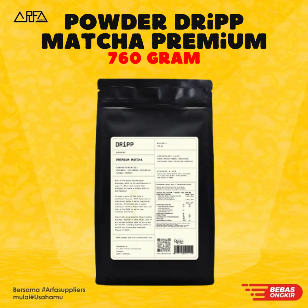 

Powder Dripp Matcha Premium 760 gram
