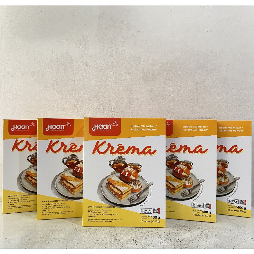 

Haan krema bubuk vla instan 400 gram | haan krema | instant vla powder