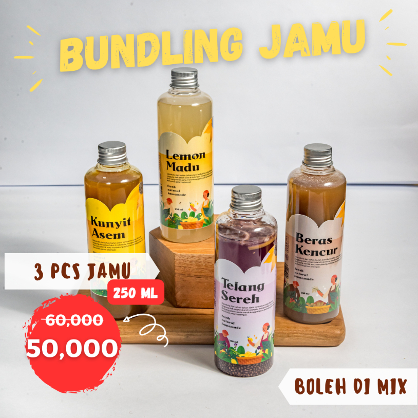 

Bundling Jamu - 3 Pcs 250ml (Boleh Mix)