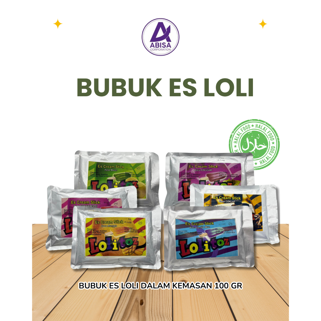 

Bubuk Es Loli LOLITOZ 250 Gram / Serbuk Es Cream