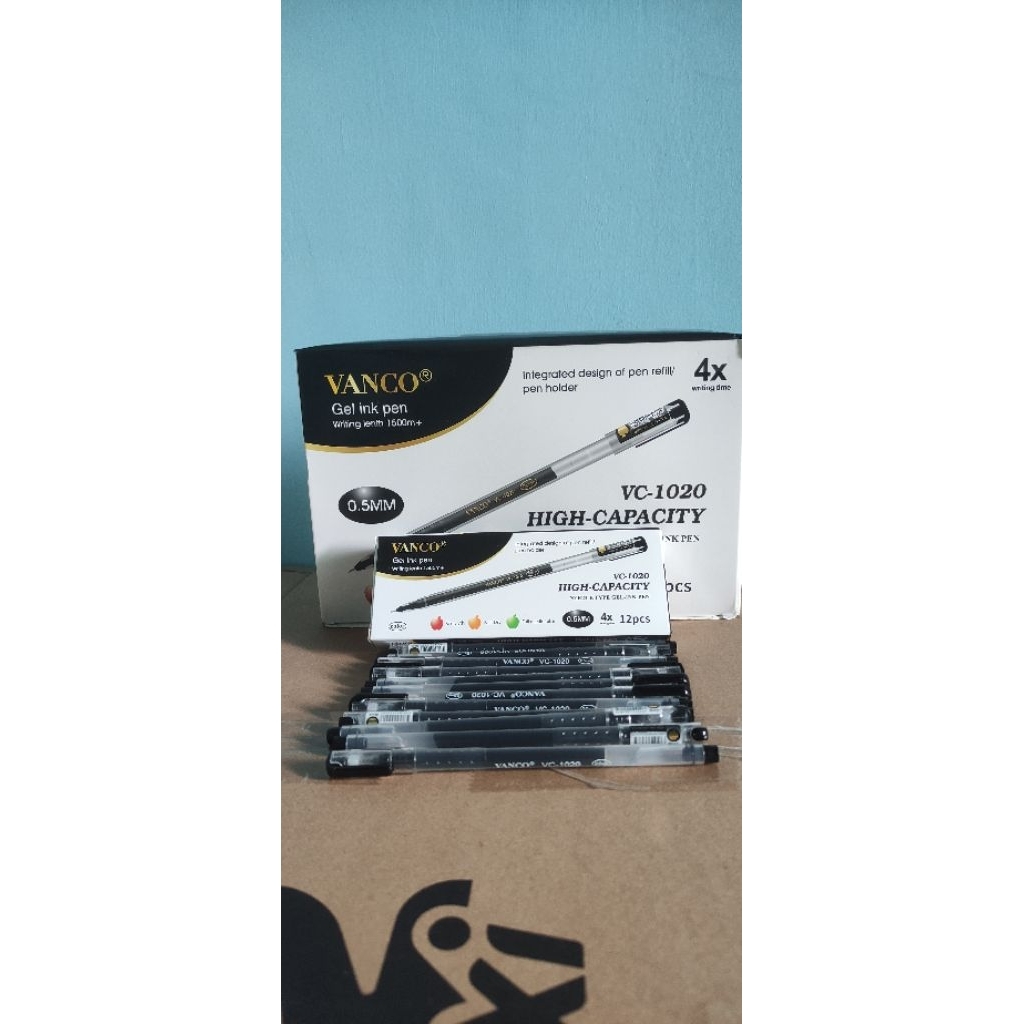 

gel ink pen vanco VC-1020 isi 12 pcs/1pack