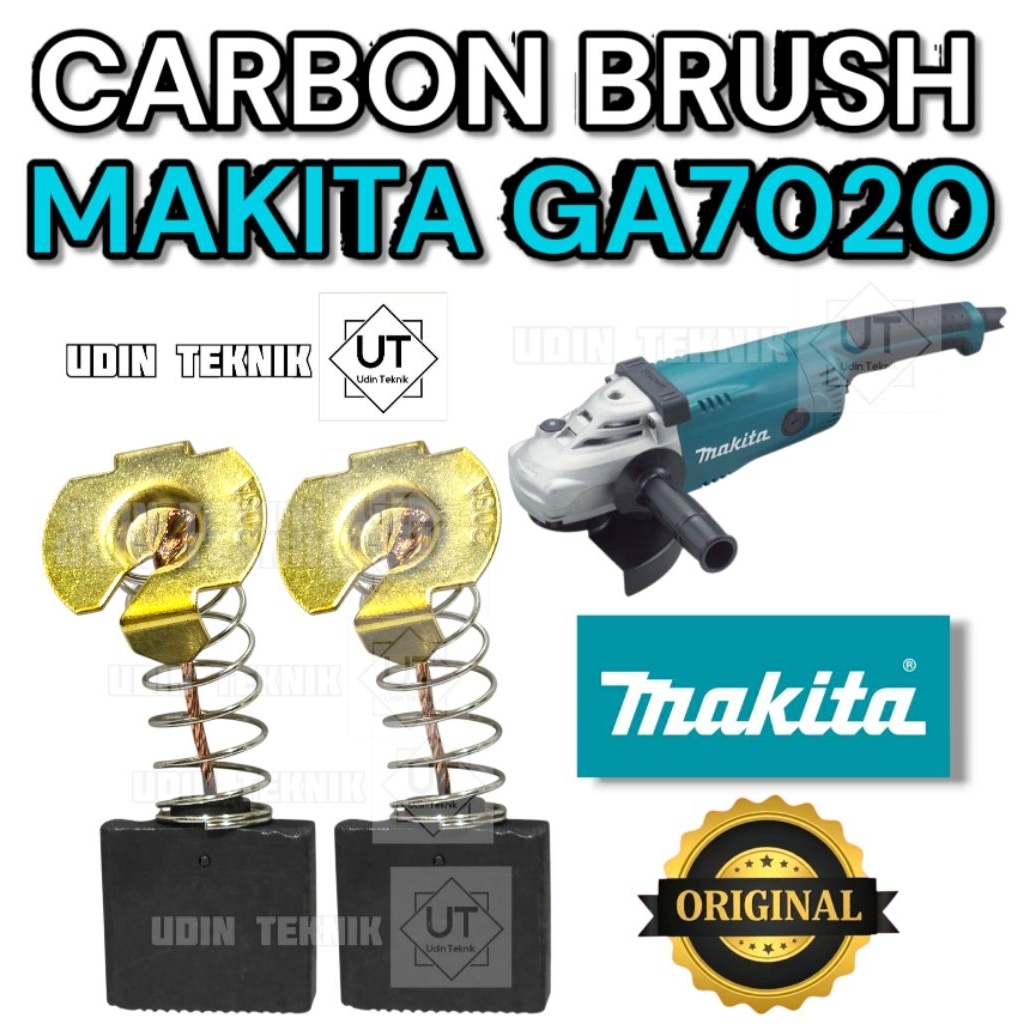 CARBON BRUSH MAKITA GA7020 ARANG MESIN GERINDA MAKITA 7" GA 7020 CB 203 ORIGINAL