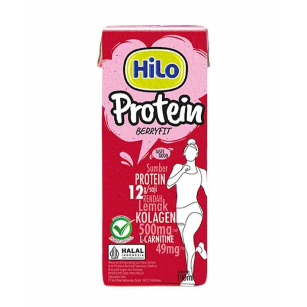 

[ 6 Pcs ] Hilo Protein UHT 190ml / Berryfit / Chocofit