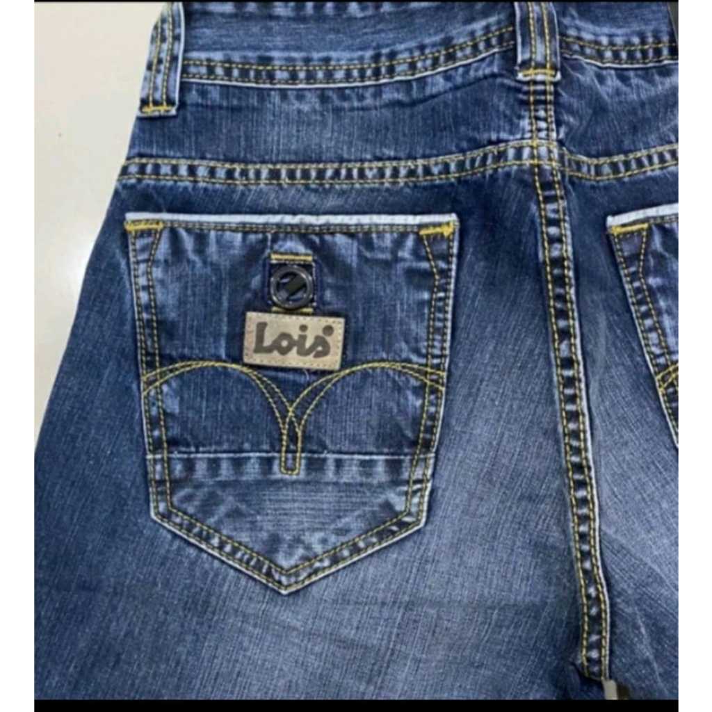 Celana Pendek Pria Jeans Lois / Celana Jeans Pendek Pria Original 100% Lois Model Terbaru