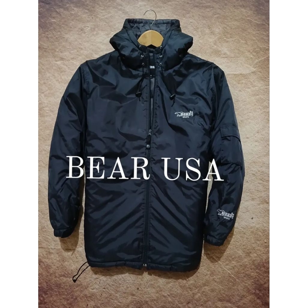 jaket puffer BEAR USA tahan angin seperti baru recomend bekas/second/preloved