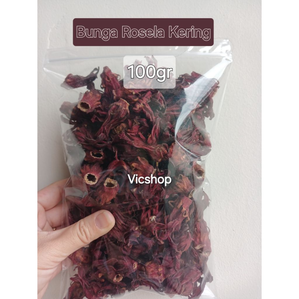 

Bunga Rosella Kering 100gr premium Minuman herbal