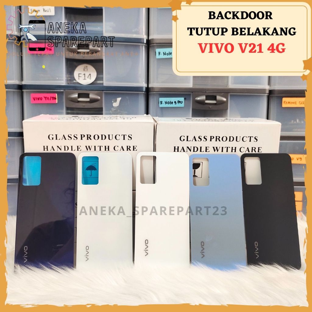 BACKCOVER BACKDOOR VIVO V21 4G - TUTUP CASING BELAKANG VIVO V21 4G