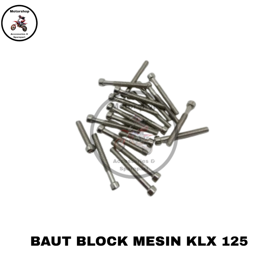 Baut Blok Mesin KLX 125 | Set