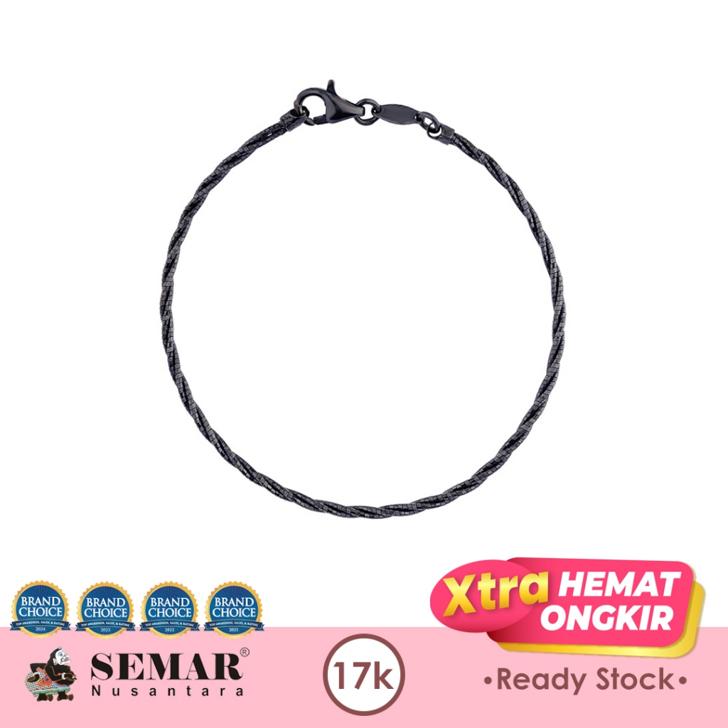 Gelang Emas Choker Black Gold 17K Semar Nusantara