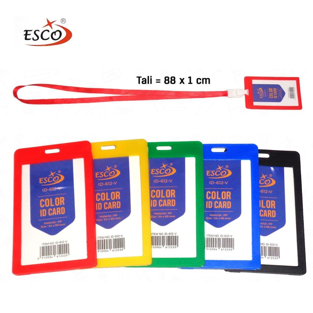 

ID Card ESCO DX-612 ( Card Case + Tali )