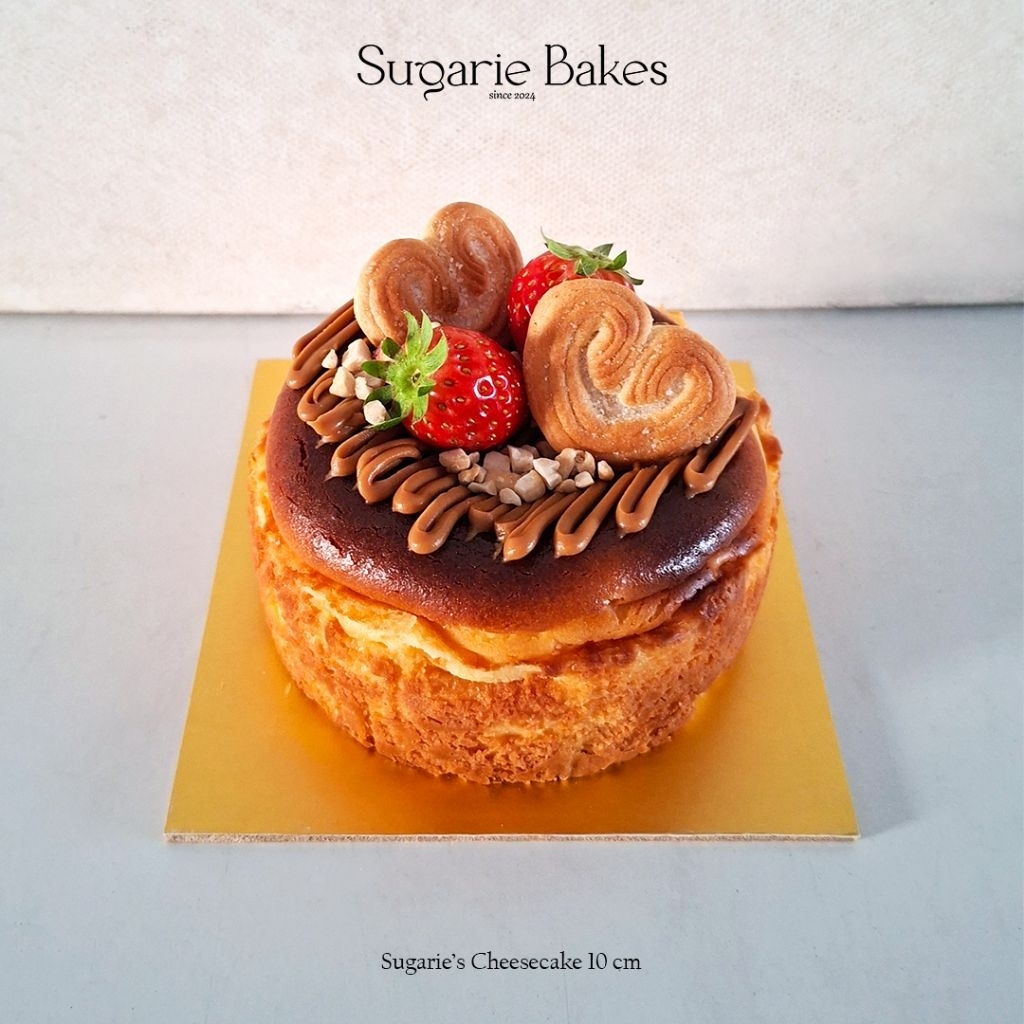 

[ Sugarie Bakes ] Mini Burnt Cheesecake 10 cm