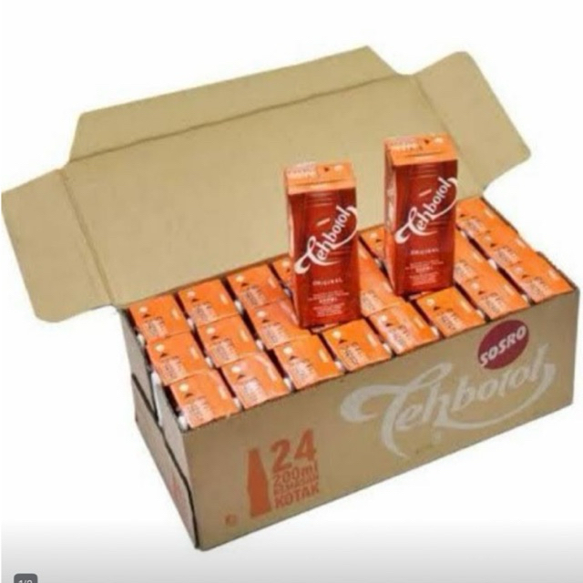 teh Sosro kotak 1 dus teh botol sosro kotak 200ml