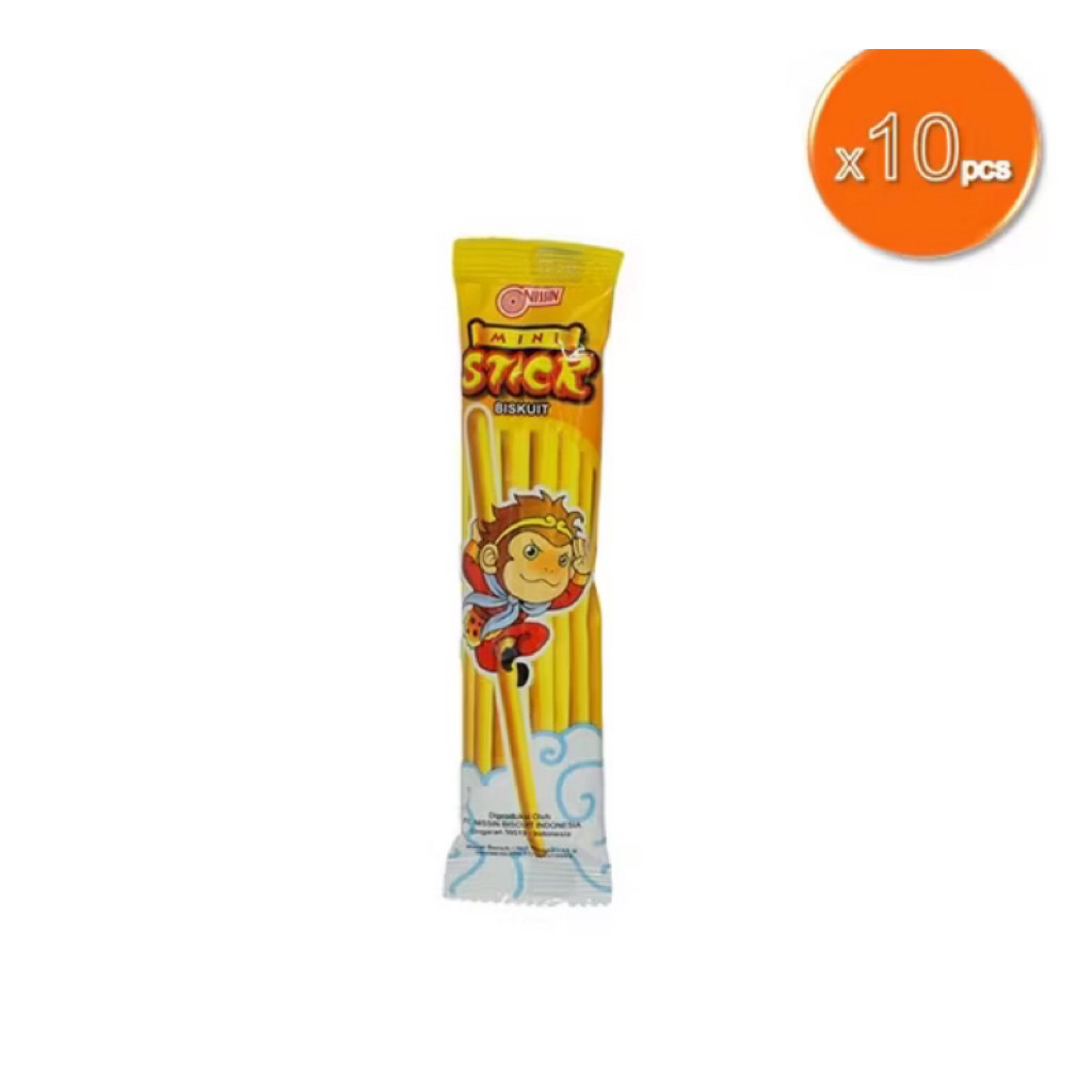 

Nissin mini stick isi 10x13gram 1 pack isi 10 bungkus