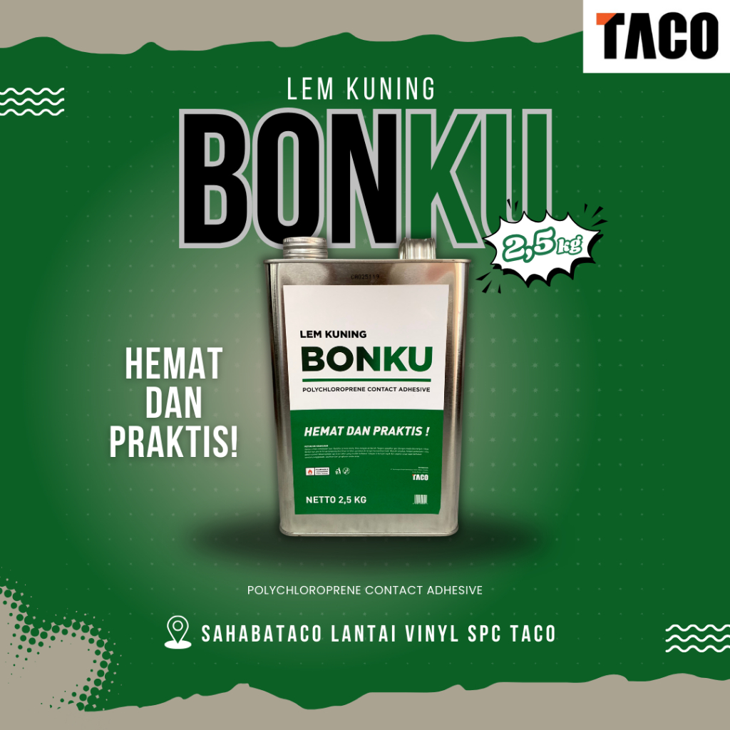 TACO Lem BONKU | Lem Vinyl | Lem HPL | Lem Abu Taco 2,5 kg