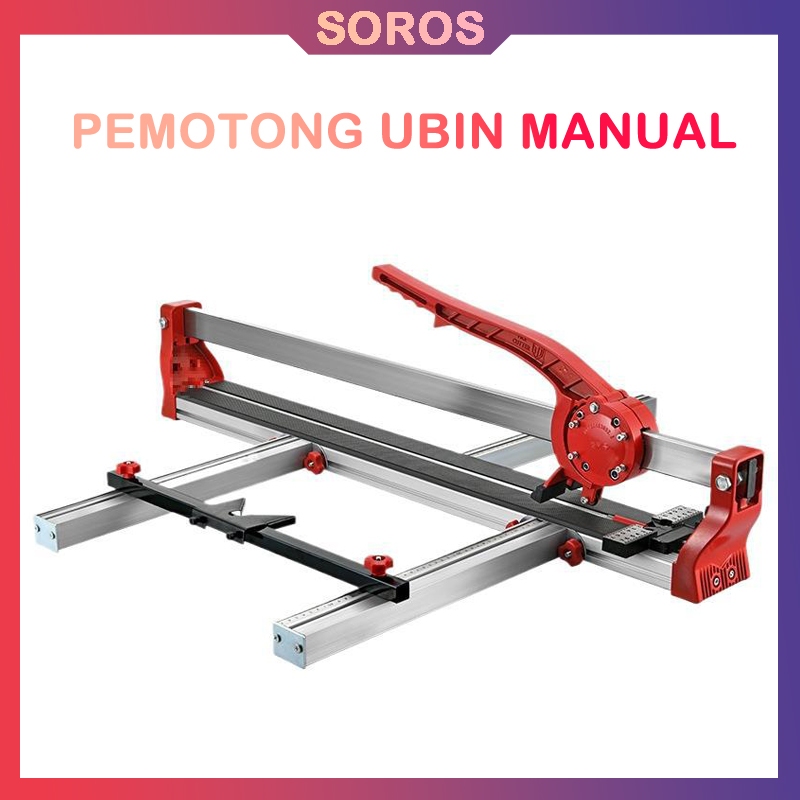 SOROS Alat Pemotong Granit Keramik Manual Pemotong Ubin Granit 80cm Manual Alat Pemotong Granit Kera