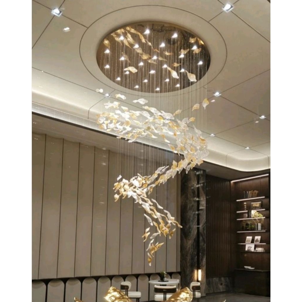 Customized Crystal Glass Chandelier D1500*H4100 Mr. Ifan (DP 50%)