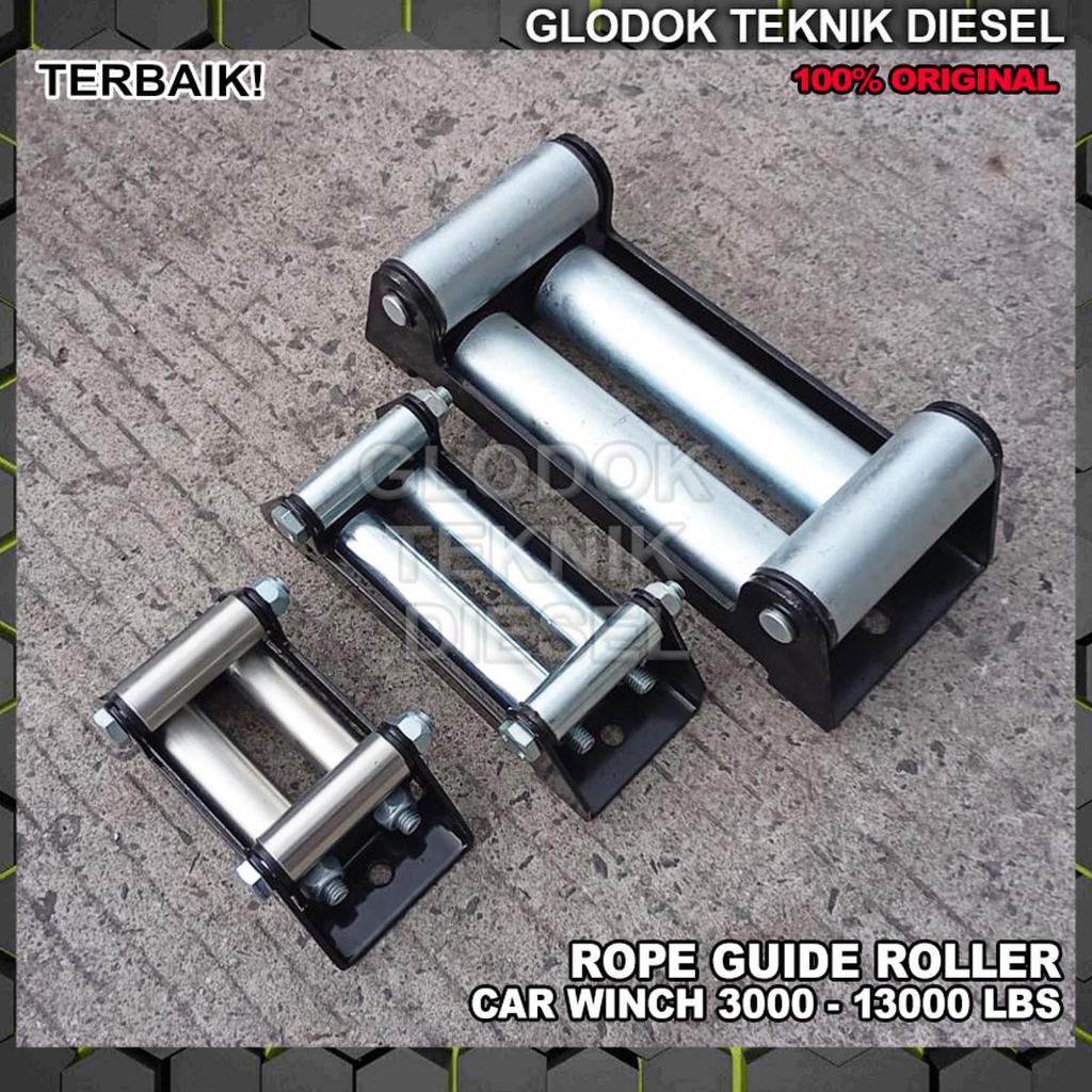Rope Guide Roller Winch 13000, 8000, 6000 & 3000 Lbs Roller Fairlead Kokoh untuk Mobil