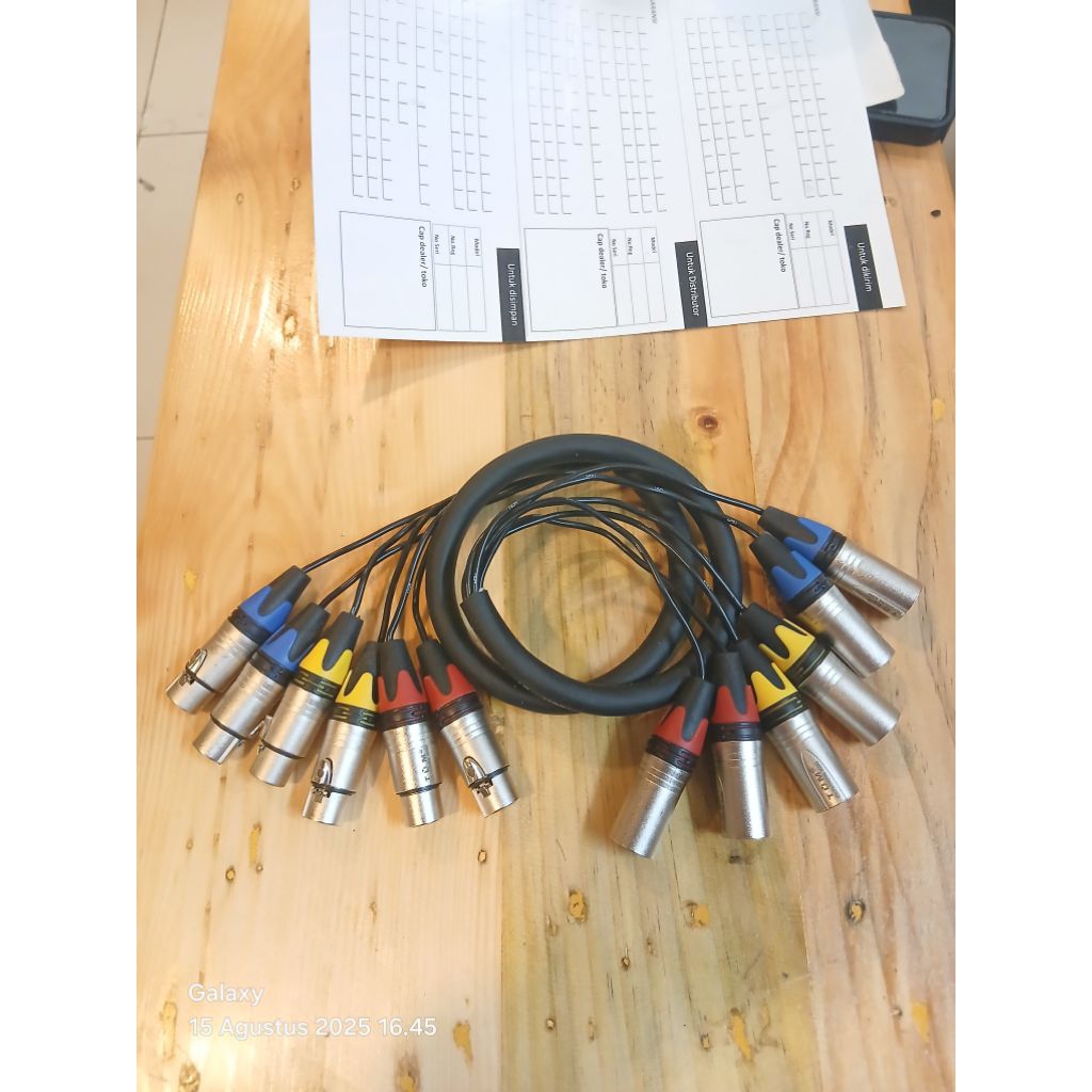 Snake kabel 6chanel 15 meter Kabel snake isi 6 cowok cewek kokoh tidak oblak