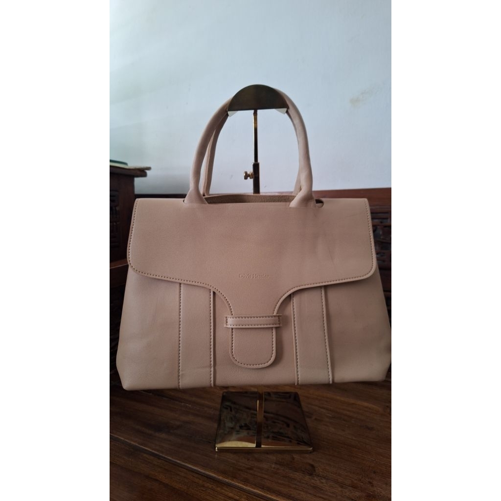 Preloved Top Handle bag Tas jinjinh wanita Tas genggam Tas Fashion wanita OLIVIA HASSLER
