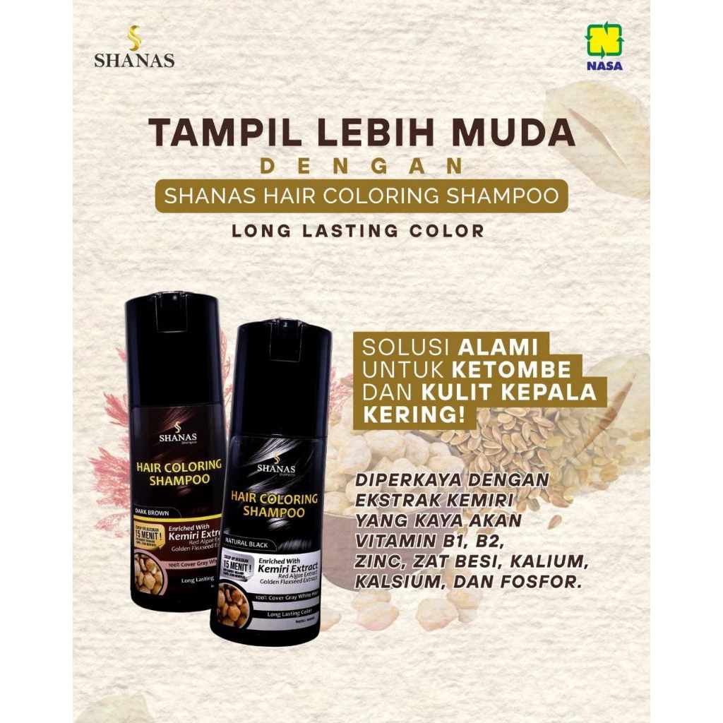 Shanas hair coloring shampoo